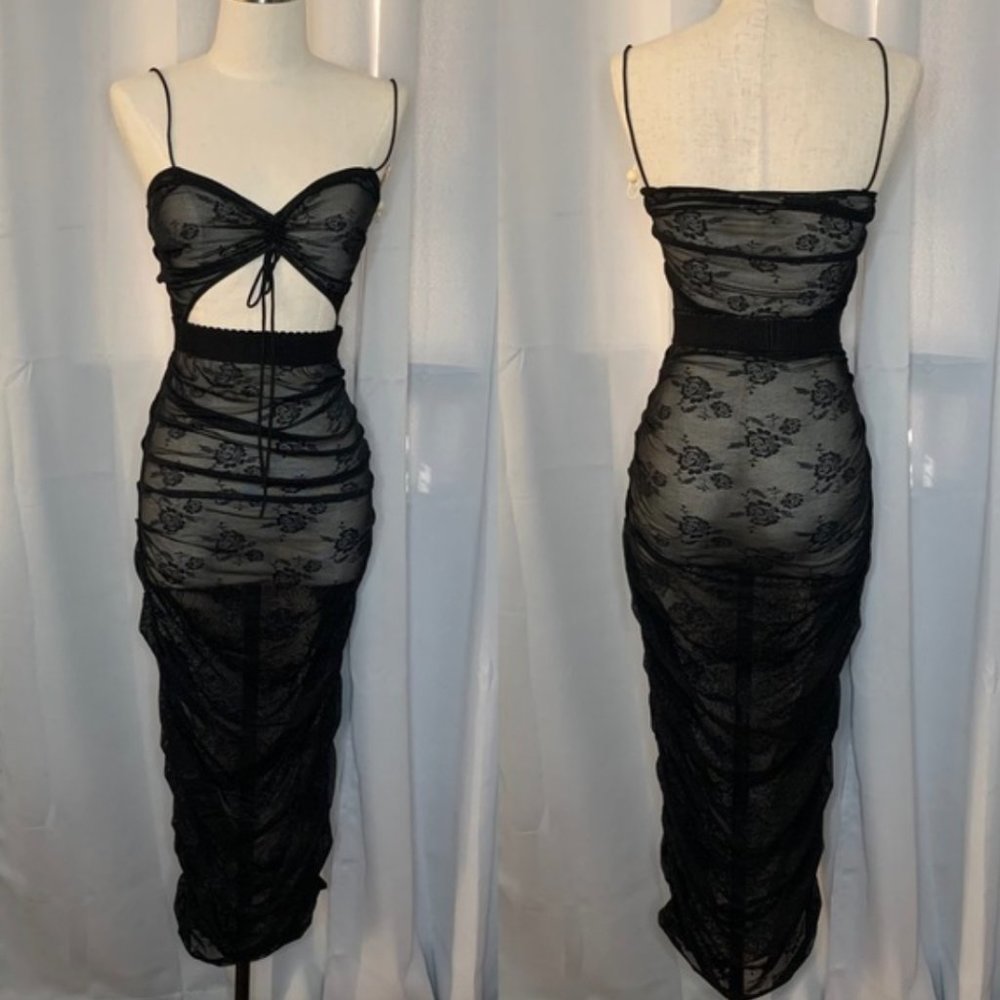 NWT For Love & Lemons Poison SAMLE dress XS